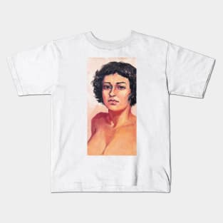 Portrait of Elisa Kids T-Shirt